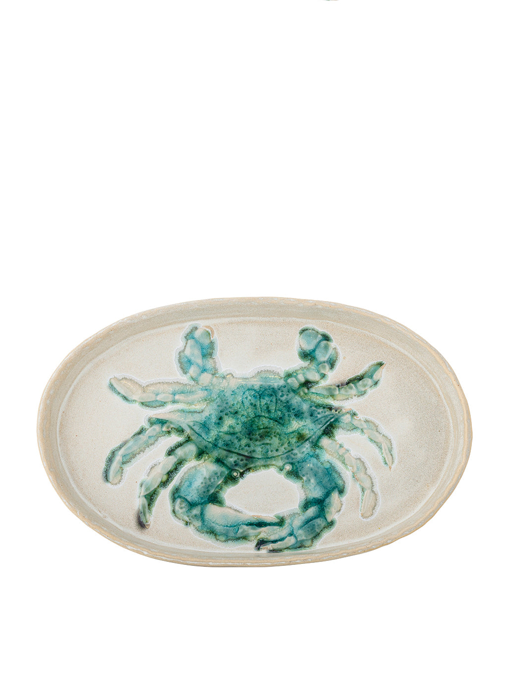 Hadden  Plate - Green Crab - Stoneware