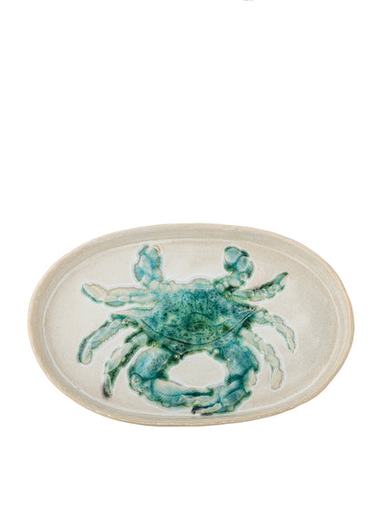 Hadden  Plate - Green Crab - Stoneware