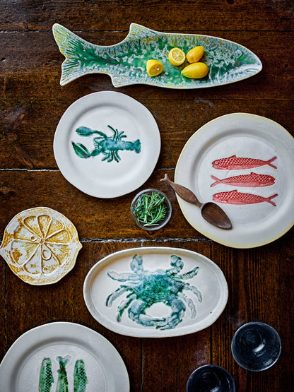 Hadden  Plate - Green Crab - Stoneware