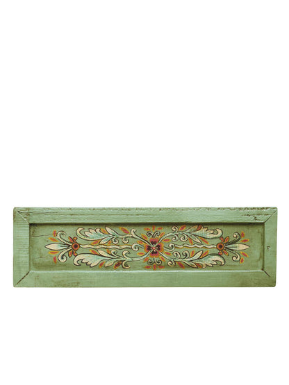 Hand painted recycled wooden tray