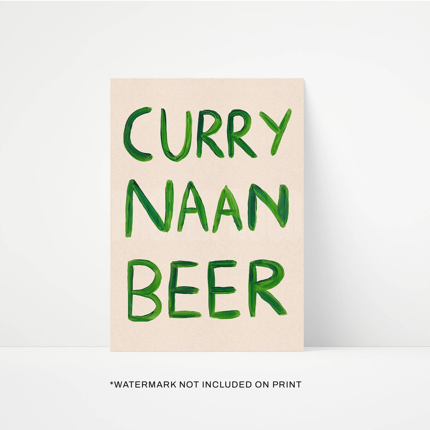 Curry Naan Beer Print - 2 Sizes Available