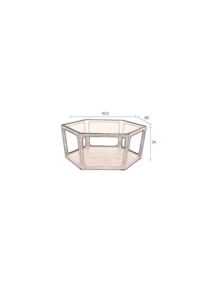 Sita Walnut Coffee Table