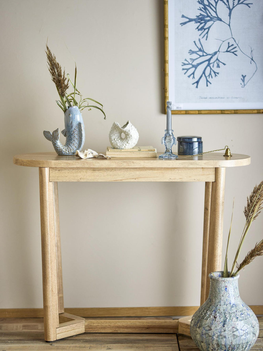 Serrone Console Table - Nature - Rubberwood