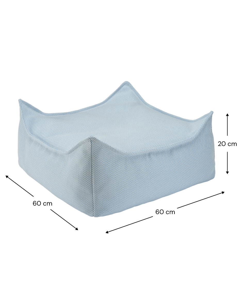 Outdoor Square Beanbag Ottoman - 3 Colour Options Available