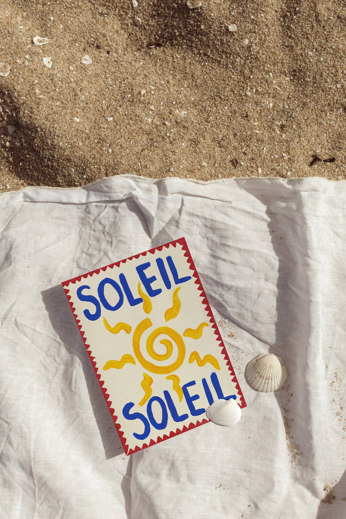 Soleil Hand Painted Print