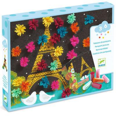 POMPOMS COLLAGE An explosion of pompons