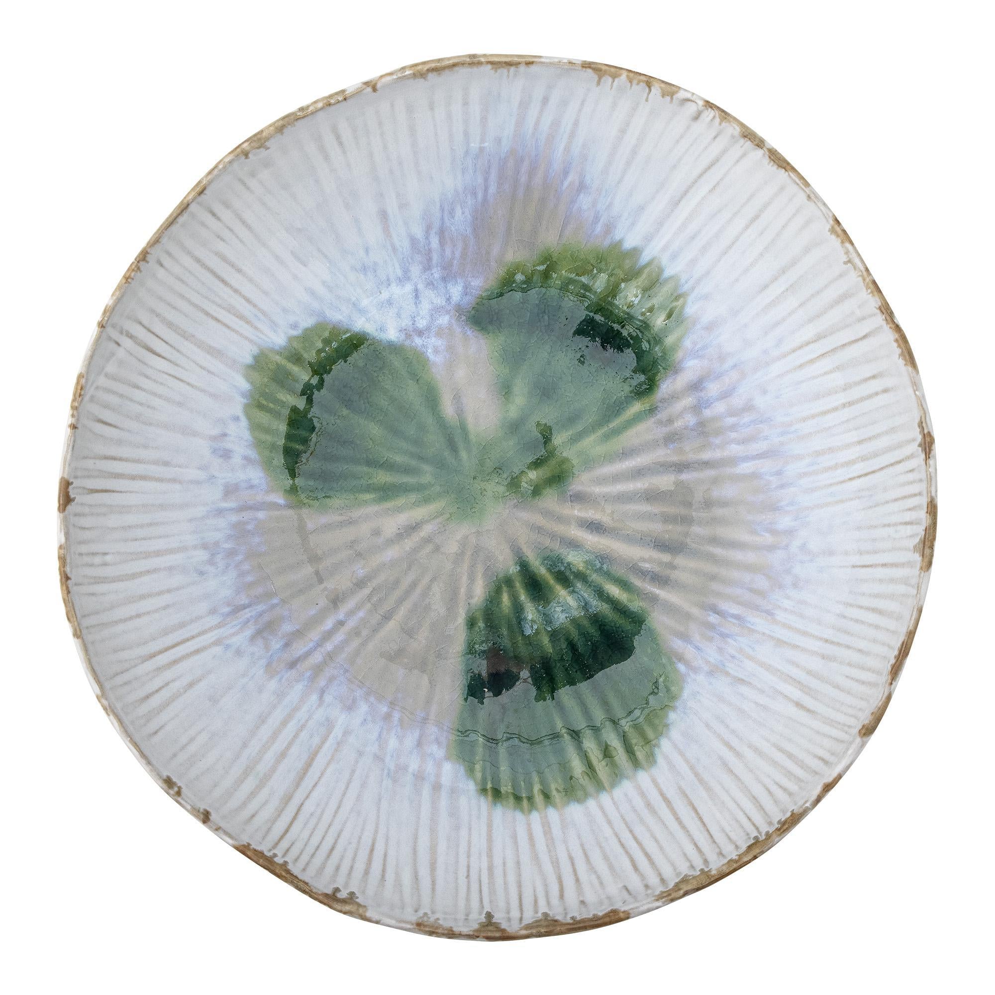 Mati Stoneware Bowl - Green