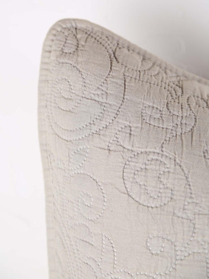 Isabelle cushion - Size Options Available - Eucalyptus Grey