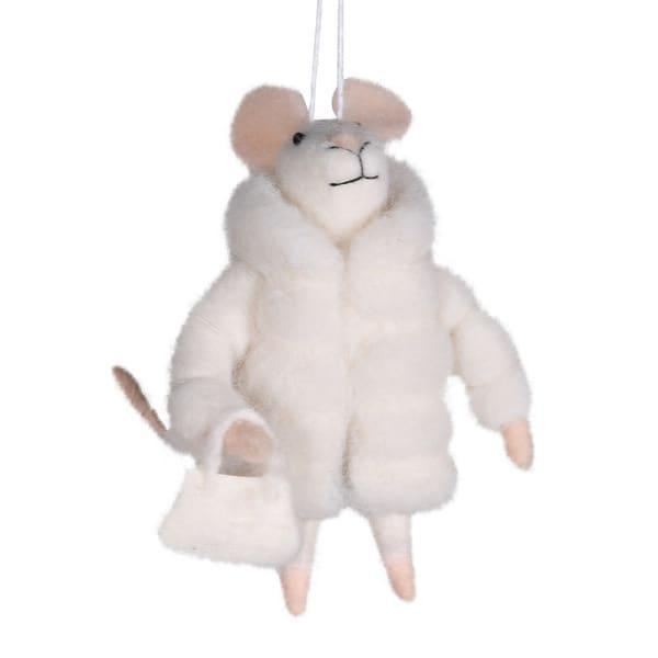 Felt Wrapped Up Mouse - Wade