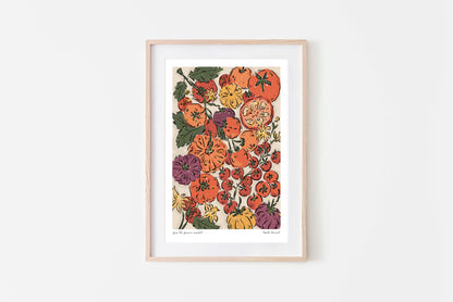 Tomato Harvest Art Print - The Farmers Market Collection