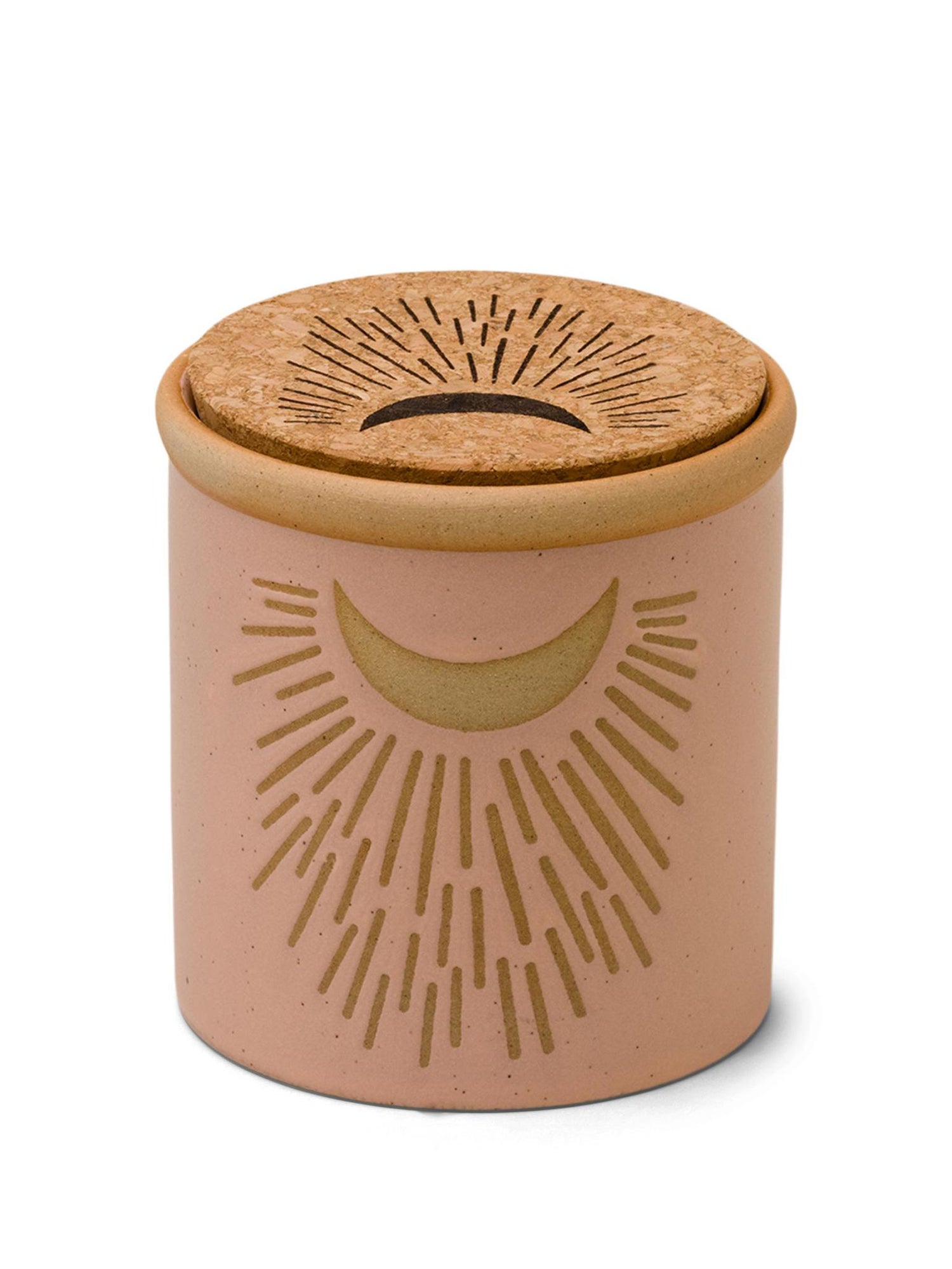 Dune Ceramic Candle 8 oz./226g - Pink - Wildflowers &amp; Birch