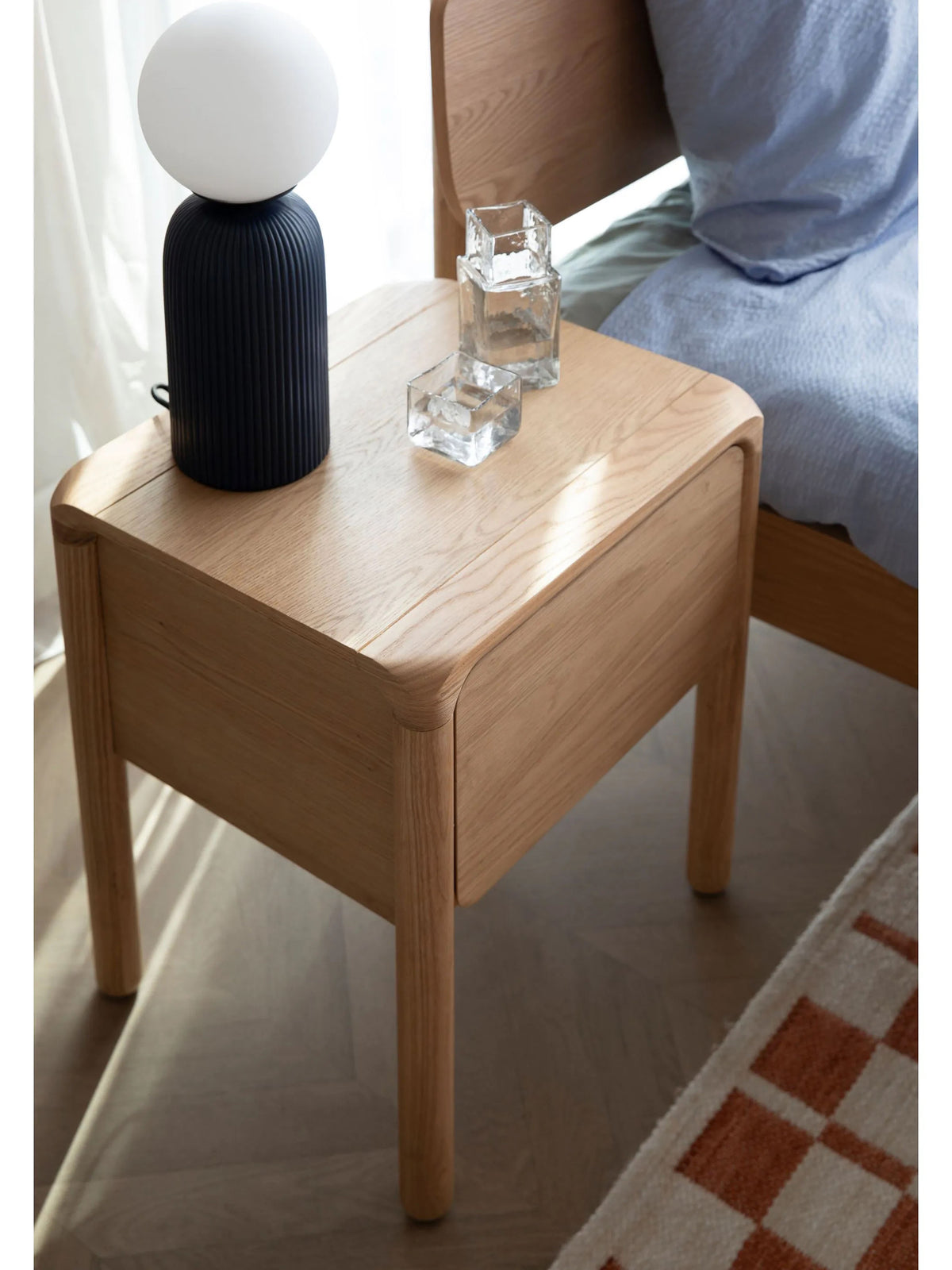 Storm Bedside Table Natural