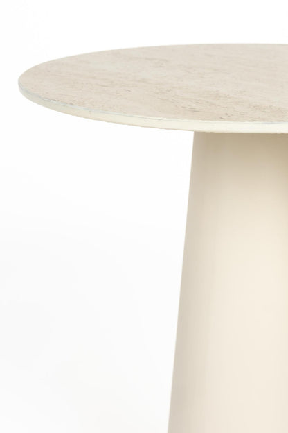 Joya Travertine Side Table - 2 Sizes Available