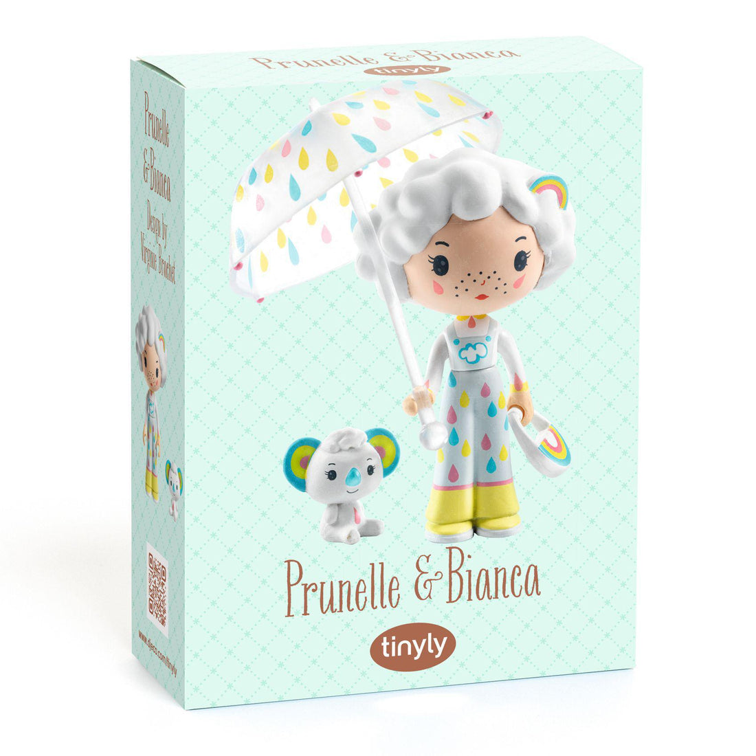 TINYLY - FIGURINE - Prunelle &amp; Blanc