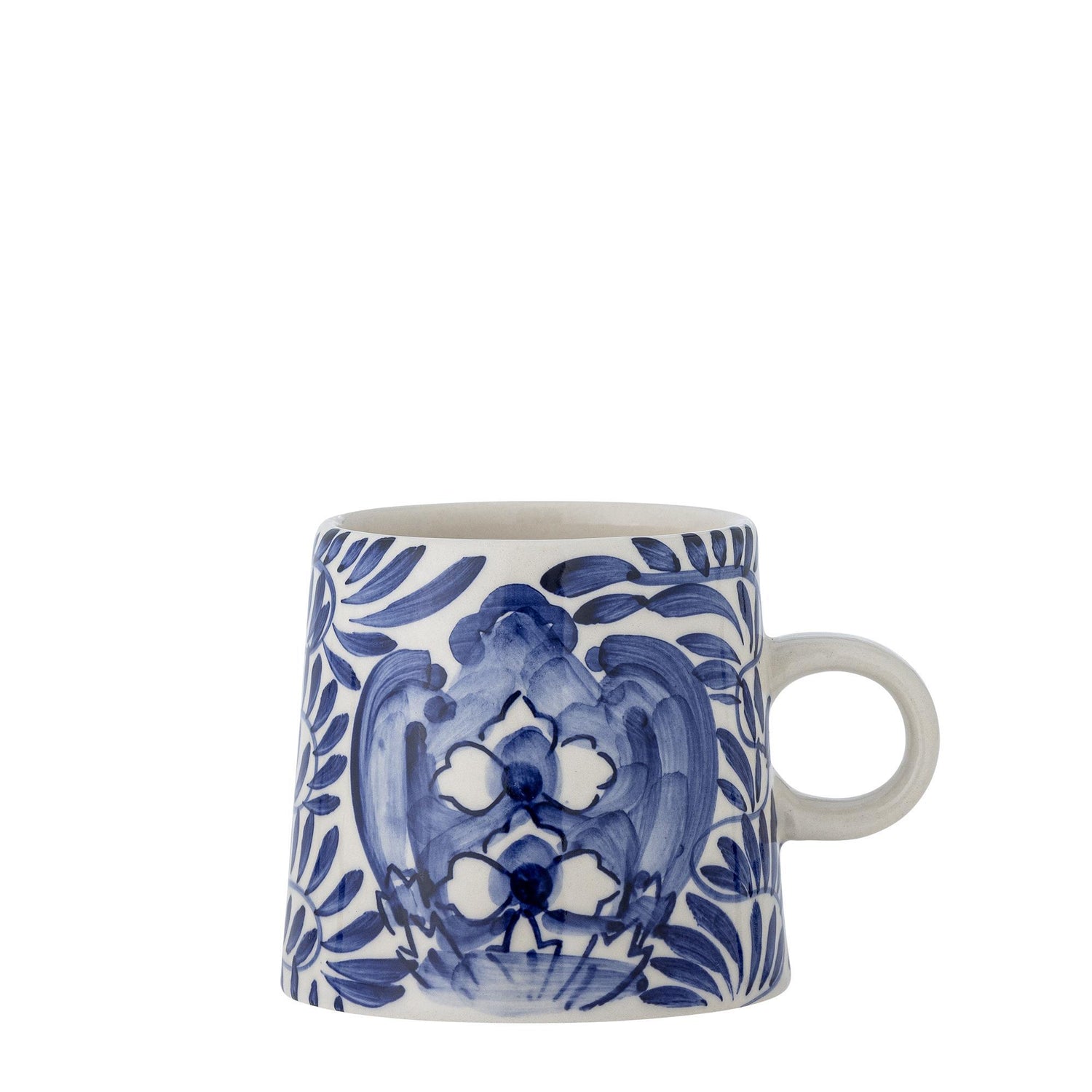 Karlie Mug - Patterned Stoneware - Blue
