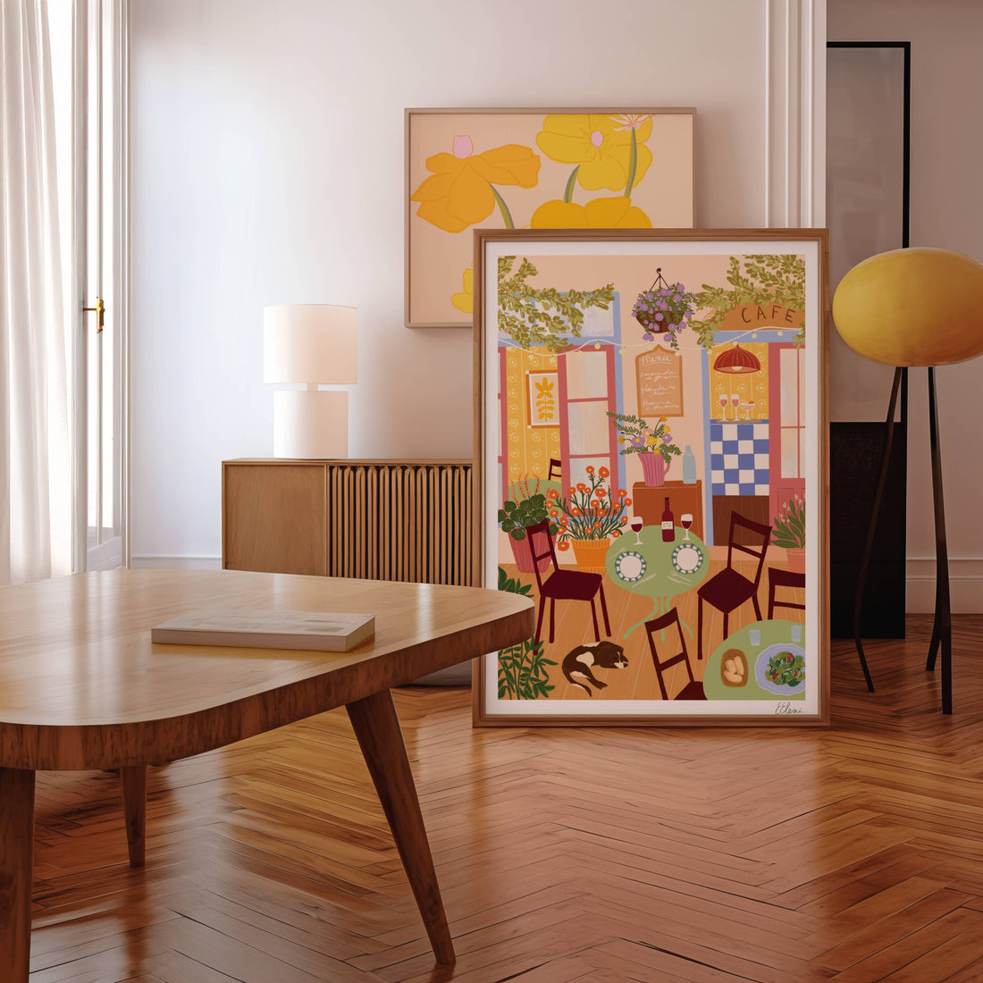 Sunshine Terrace Art Print | El Fresco Dining