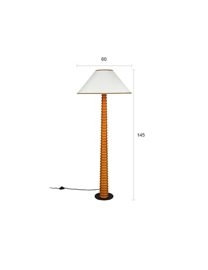 Horace Oak Wood Lamp - 2 Sizes Available