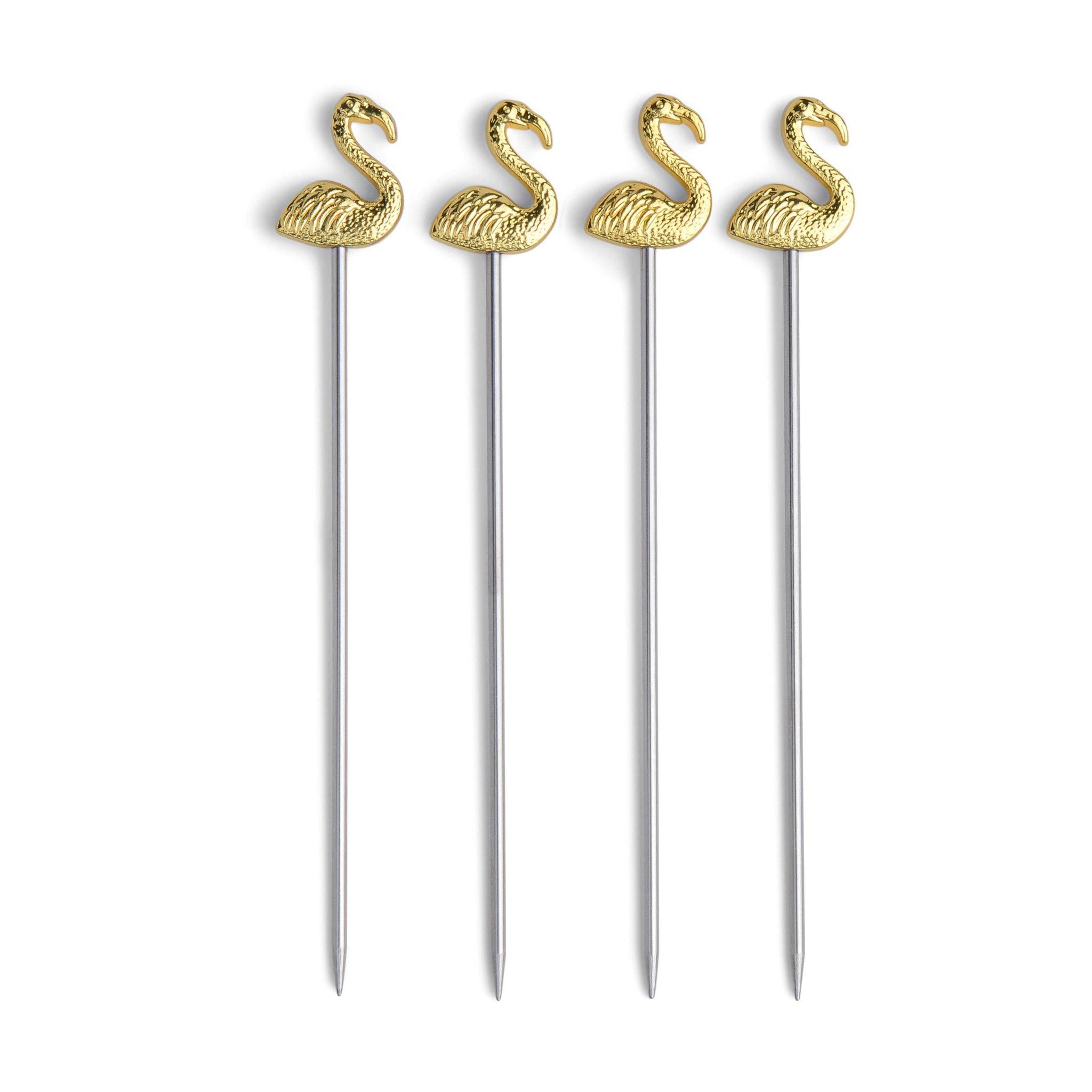 The Lily Flamingo Cocktail Picks Set of 4