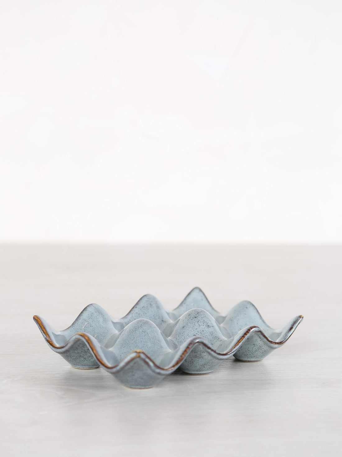 Nordic Sea Stoneware Egg Tray