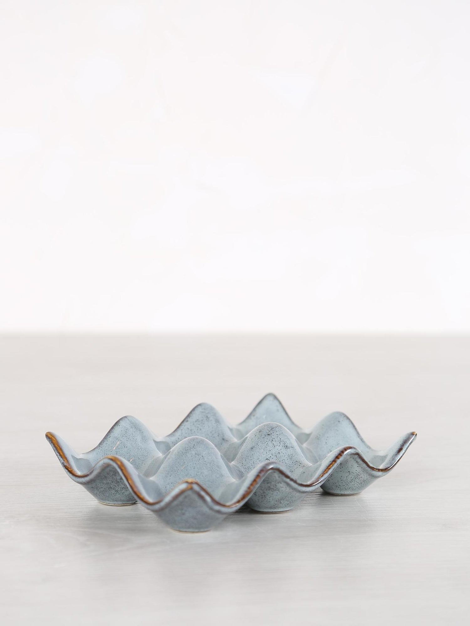 Nordic Sea Stoneware Egg Tray