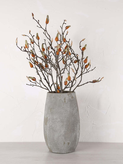 Faux Golden Magnolia Stem