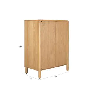 Storm Two Door Cabinet Natural