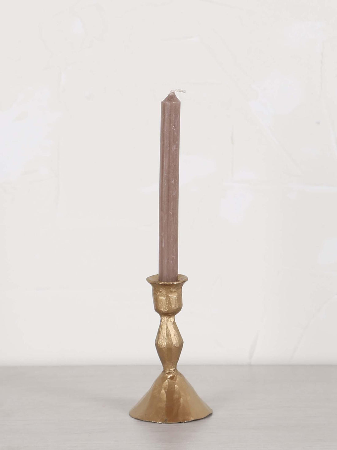 Ingrid candlestick 4X4X8.5 cm. L. Gold