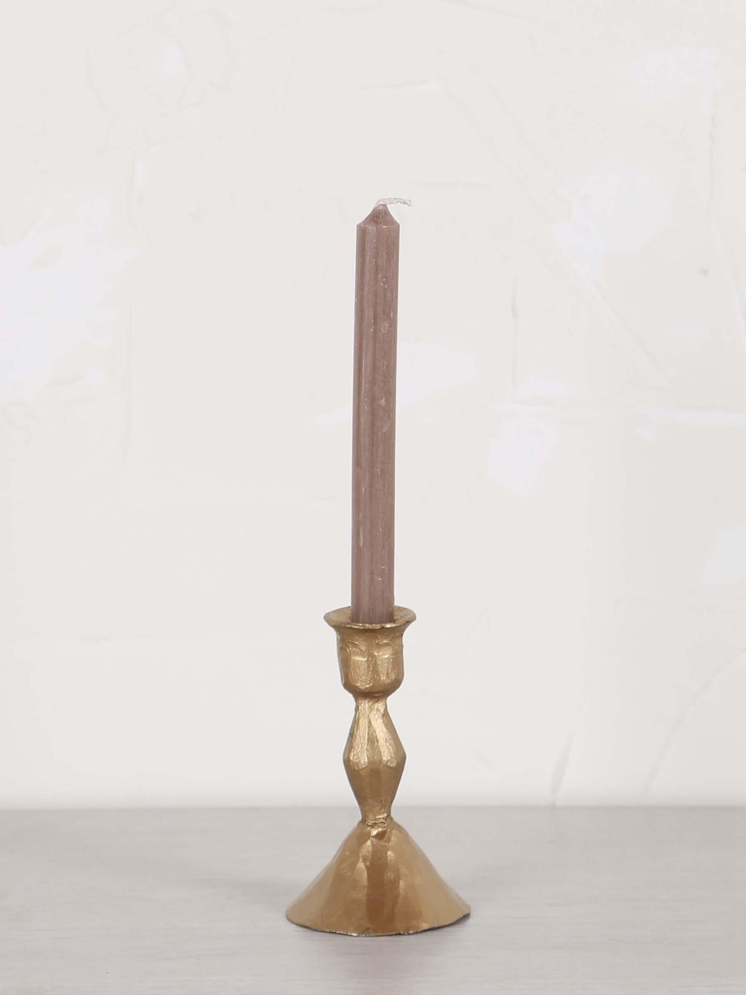 Ingrid candlestick 4X4X8.5 cm. L. Gold