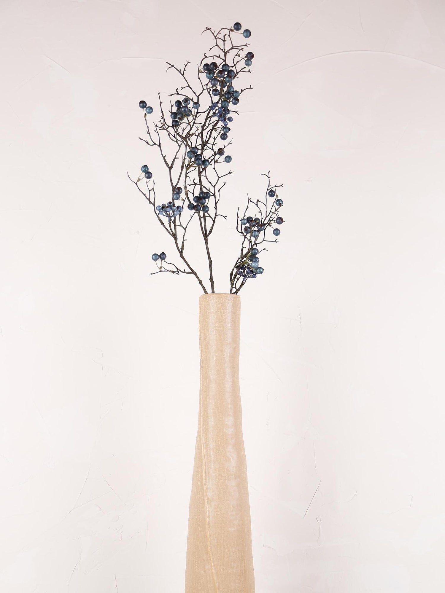 Faux Blue Berries Stem
