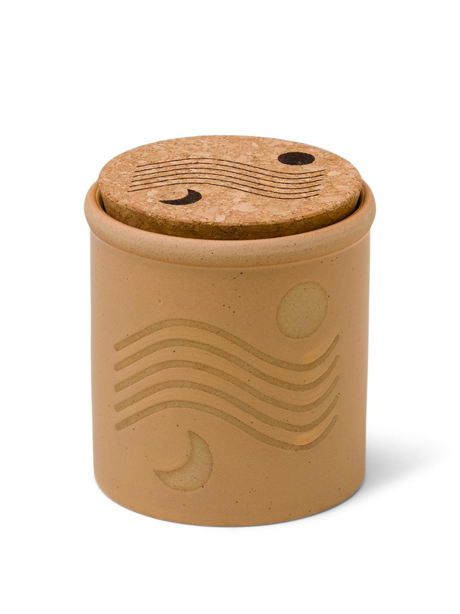 Dune Ceramic Candle 8 oz./226g - Yellow - Orange Zest &amp; Bergamot