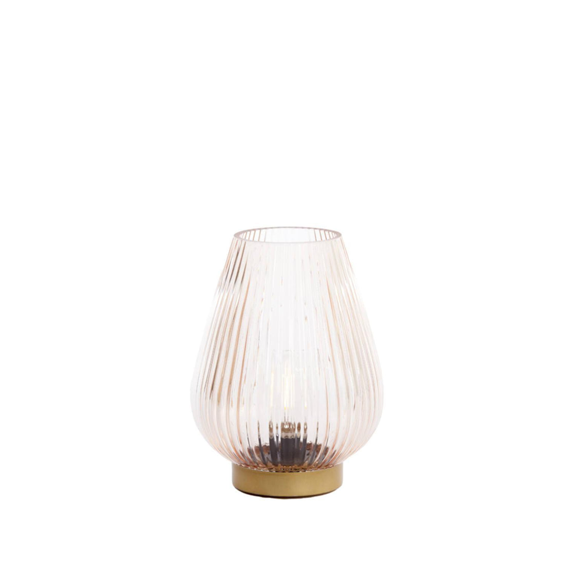 Tajera Table lamp - Peach &amp; Gold