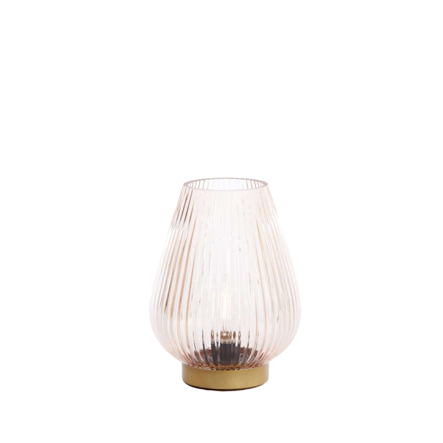 Tajera Table lamp - Peach &amp; Gold