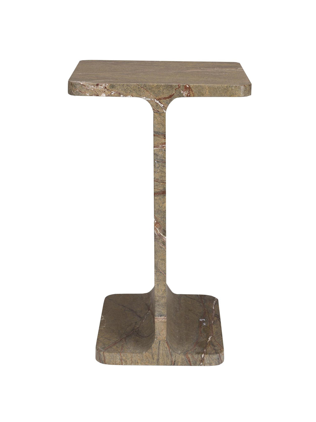 Satpura Brown Marble Side Table