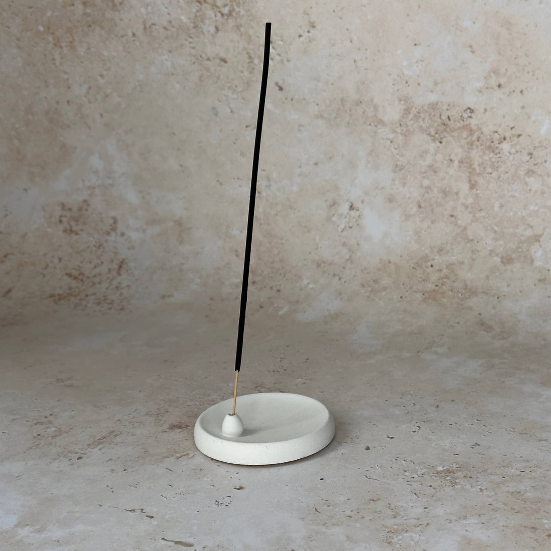 ZenRound Concrete Incense Holder
