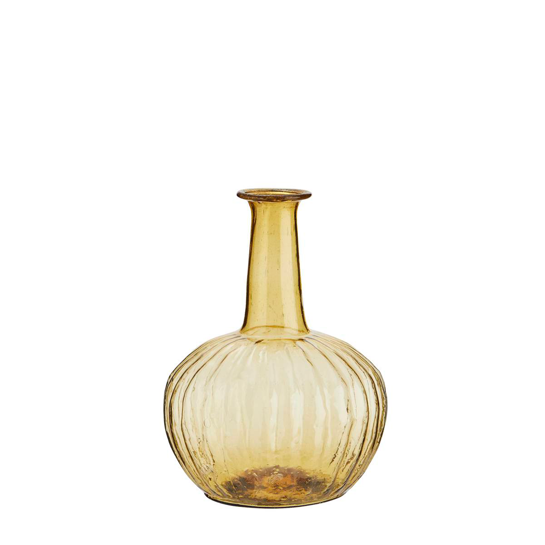 Recycled Glass Vase - Yellow