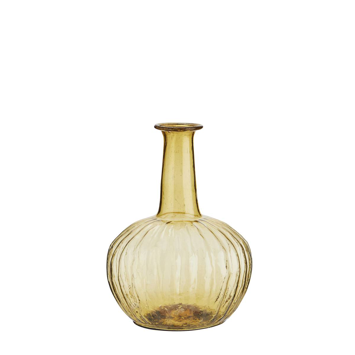 Recycled Glass Vase - Yellow