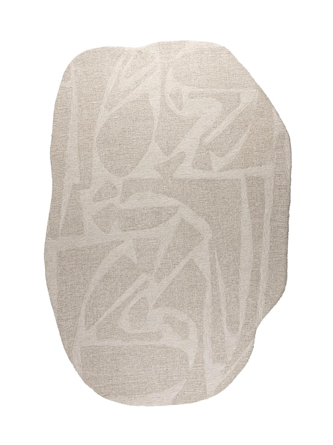 Forms - Organic Shaped Carpet - Creme Hues