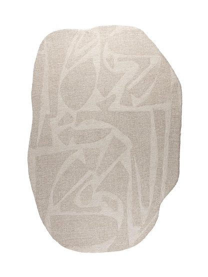 Forms - Organic Shaped Carpet - Creme Hues