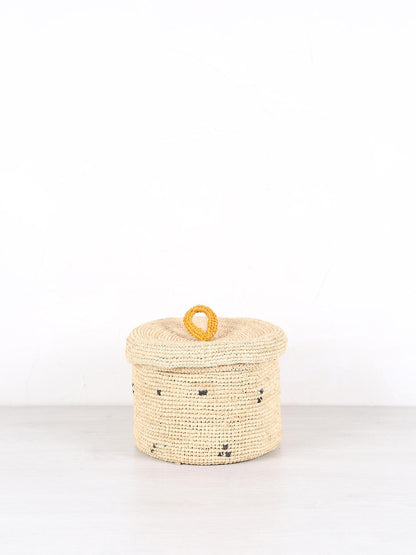 Large Handmade Raffia Basket - 5 patterns available