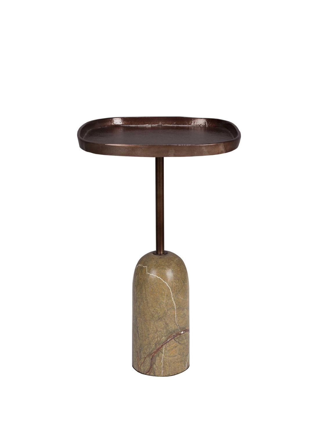 Rimo Bronze Marble Side Table