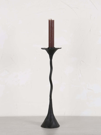 Cala candlestick - Black - Medium