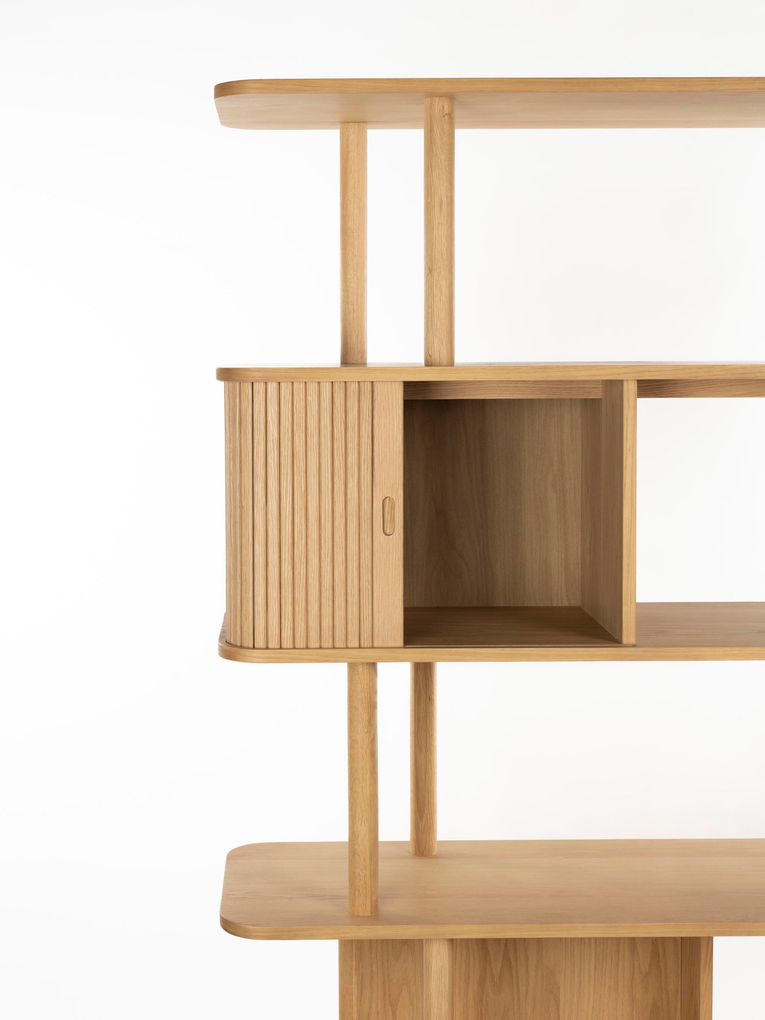 Barbier Wooden Bookcase - Natural