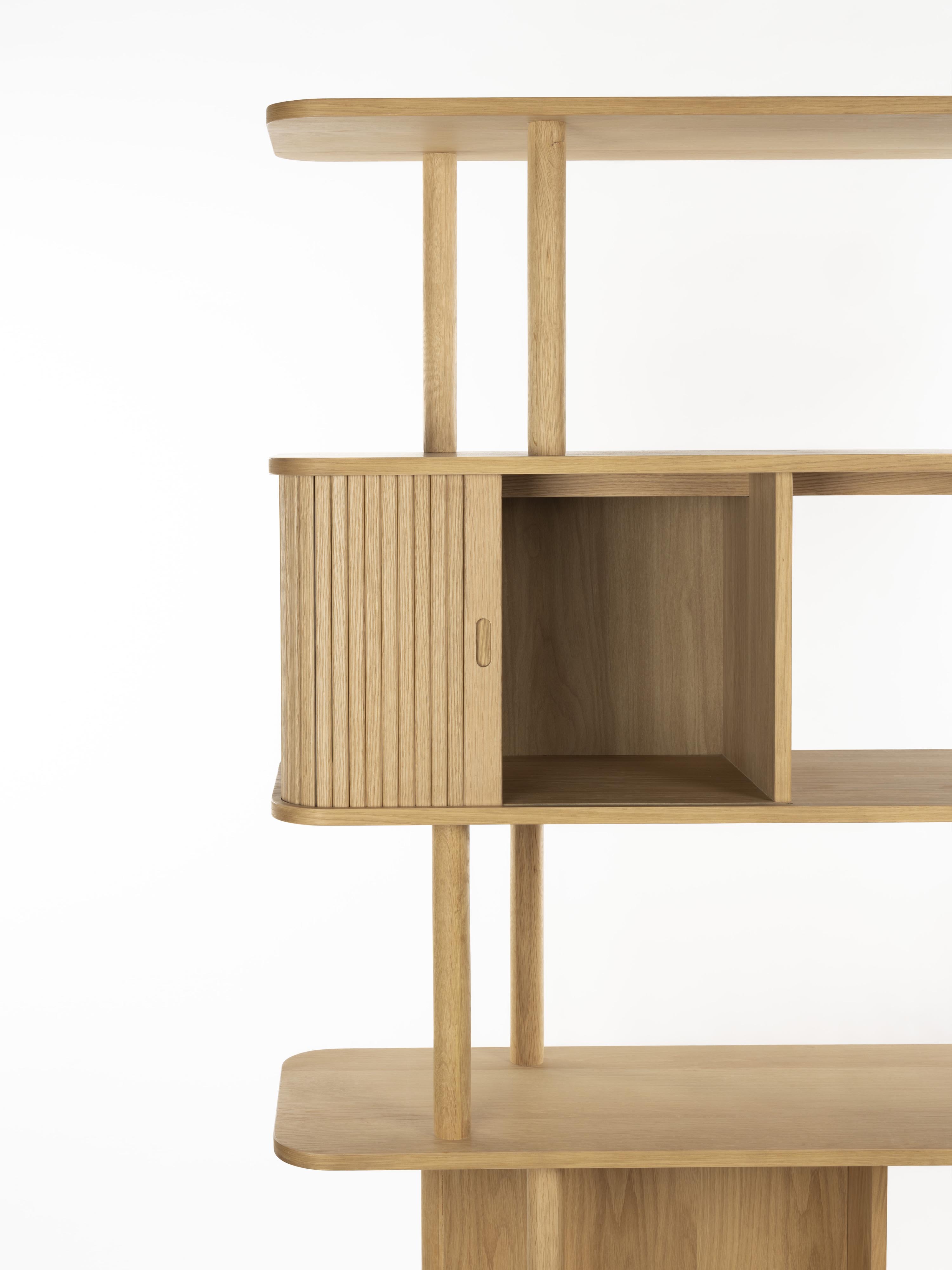 Barbier Wooden Bookcase - Natural