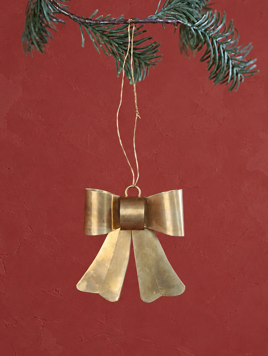 Hanging Ornamental Brass Bow