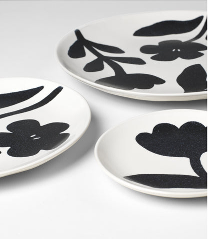 Broste Flora Set of 4 Dinner Plates