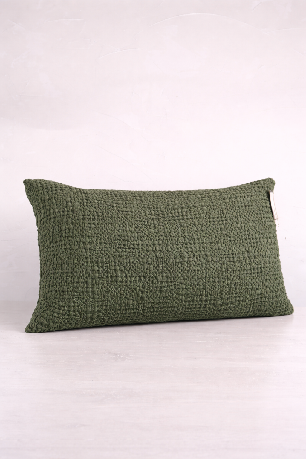 Tana Stonewashed Bed Cushion Olive