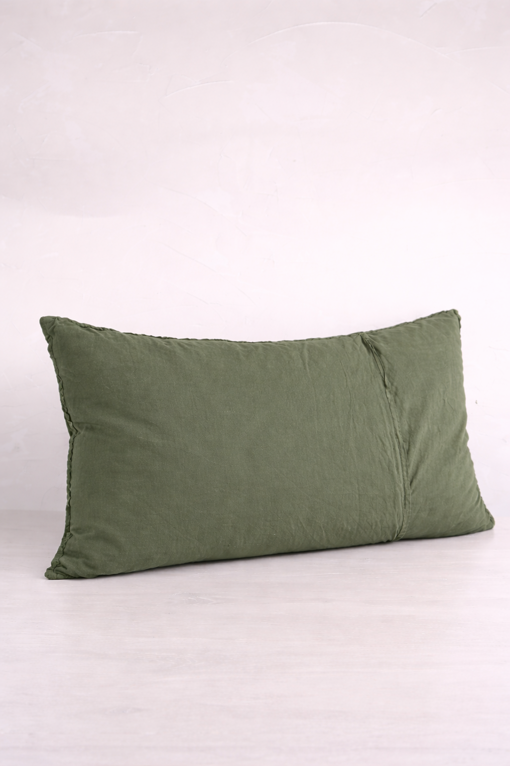 Tana Stonewashed Bed Cushion Olive