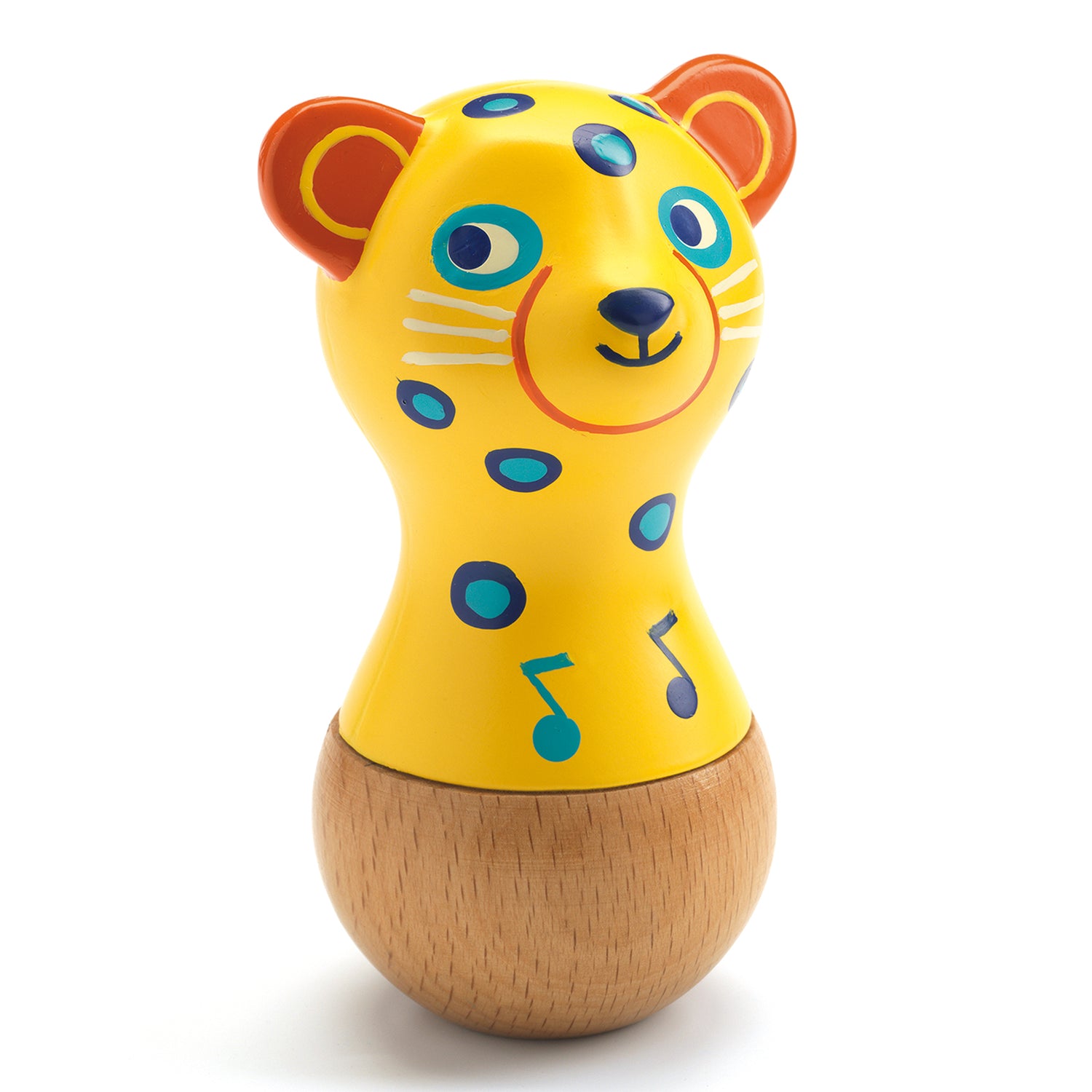 Maracas Jaguar - Wooden Illustrated Maraca