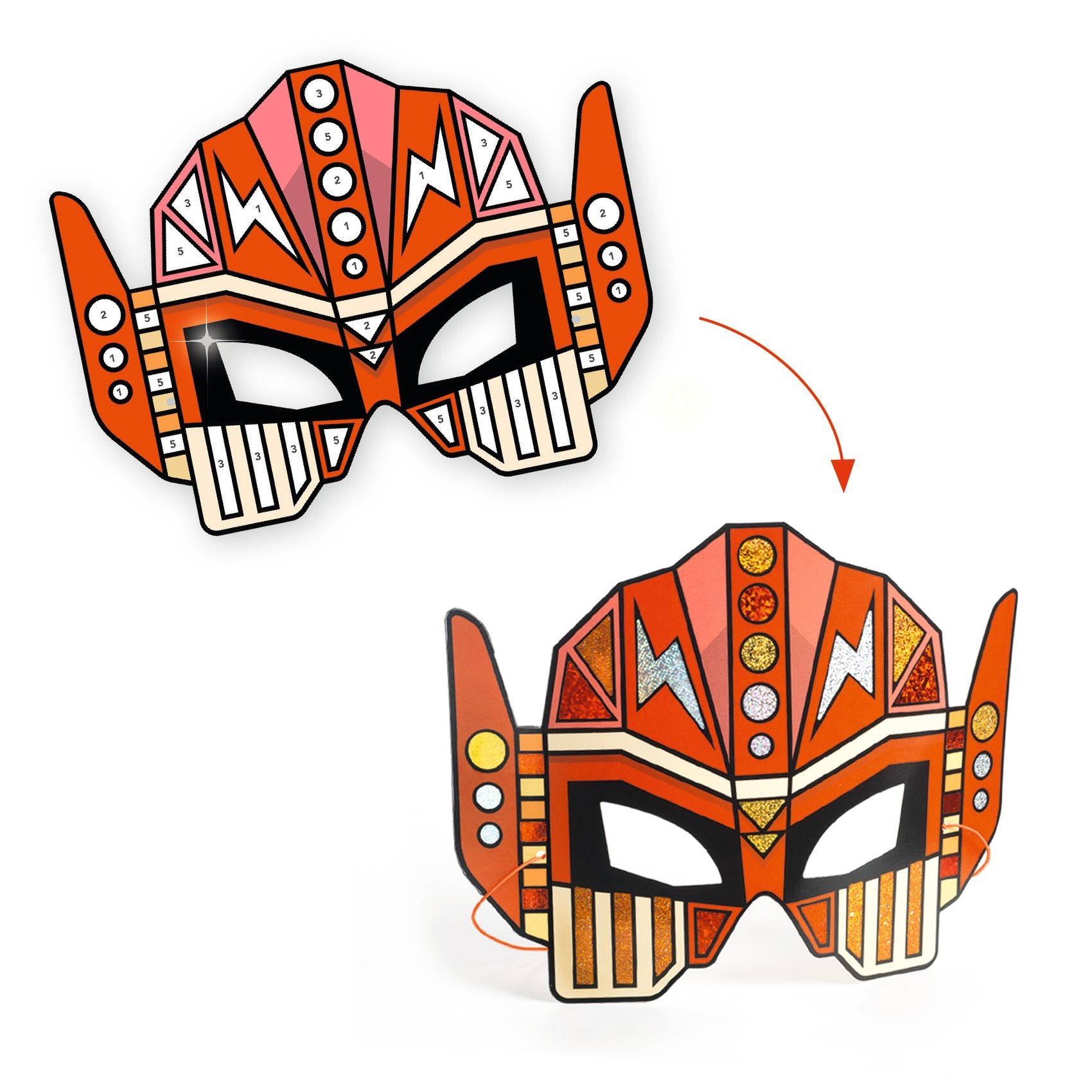 Make Your Own Masks Creative Kit -  Super Robots