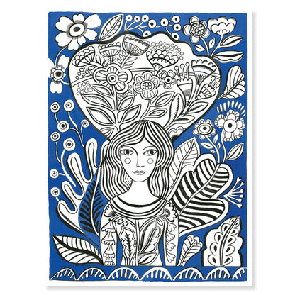 Creative 3 Poster Colouring Gallery - Flowering